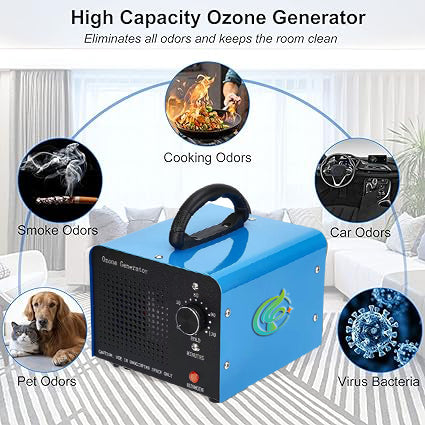 Portable ozone generator for formaldehyde removal, sterilization, and disinfection - tcpce air purification