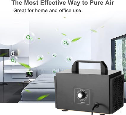 Portable household ozone generator for disinfection, sterilization, and odor elimination - tcpce air purification