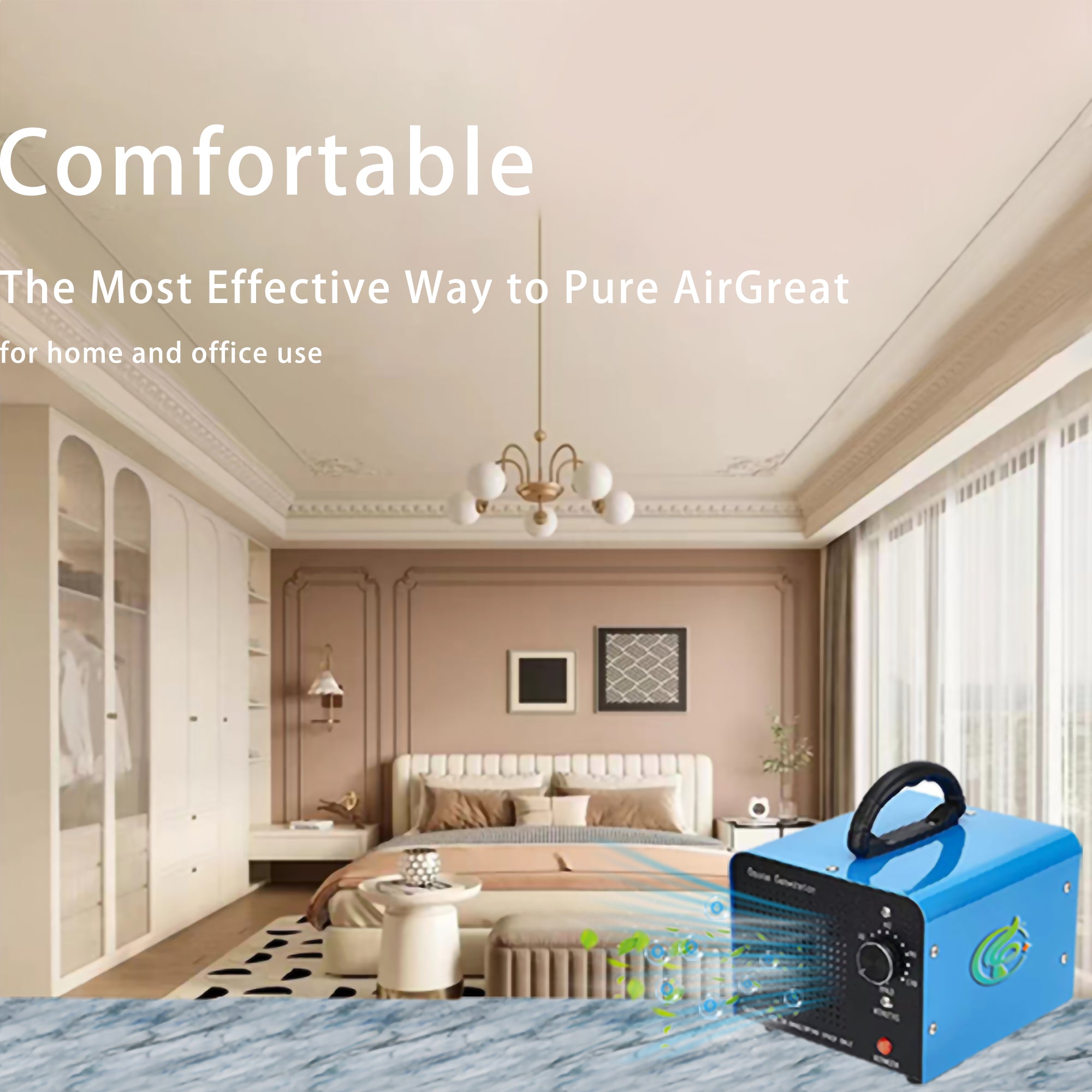 Portable ozone generator for formaldehyde removal, sterilization, and disinfection - tcpce air purification